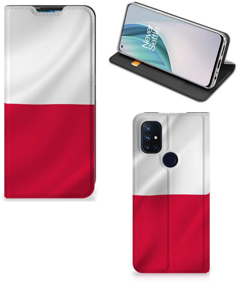 Standcase Hoesje voor OnePlus Nord N10 5G Standcase Polen