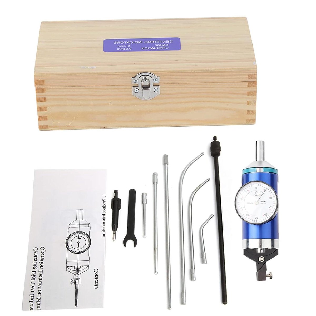 Centreerindicator - Meetklok - Precisiebewerking - Hoge Nauwkeurigheid - 0.01 mm - null