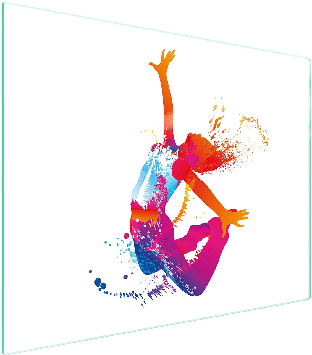 TMK ArtDeko - Snijplank van Gehard Glas - 52x40 cm - Antislip - UV-print