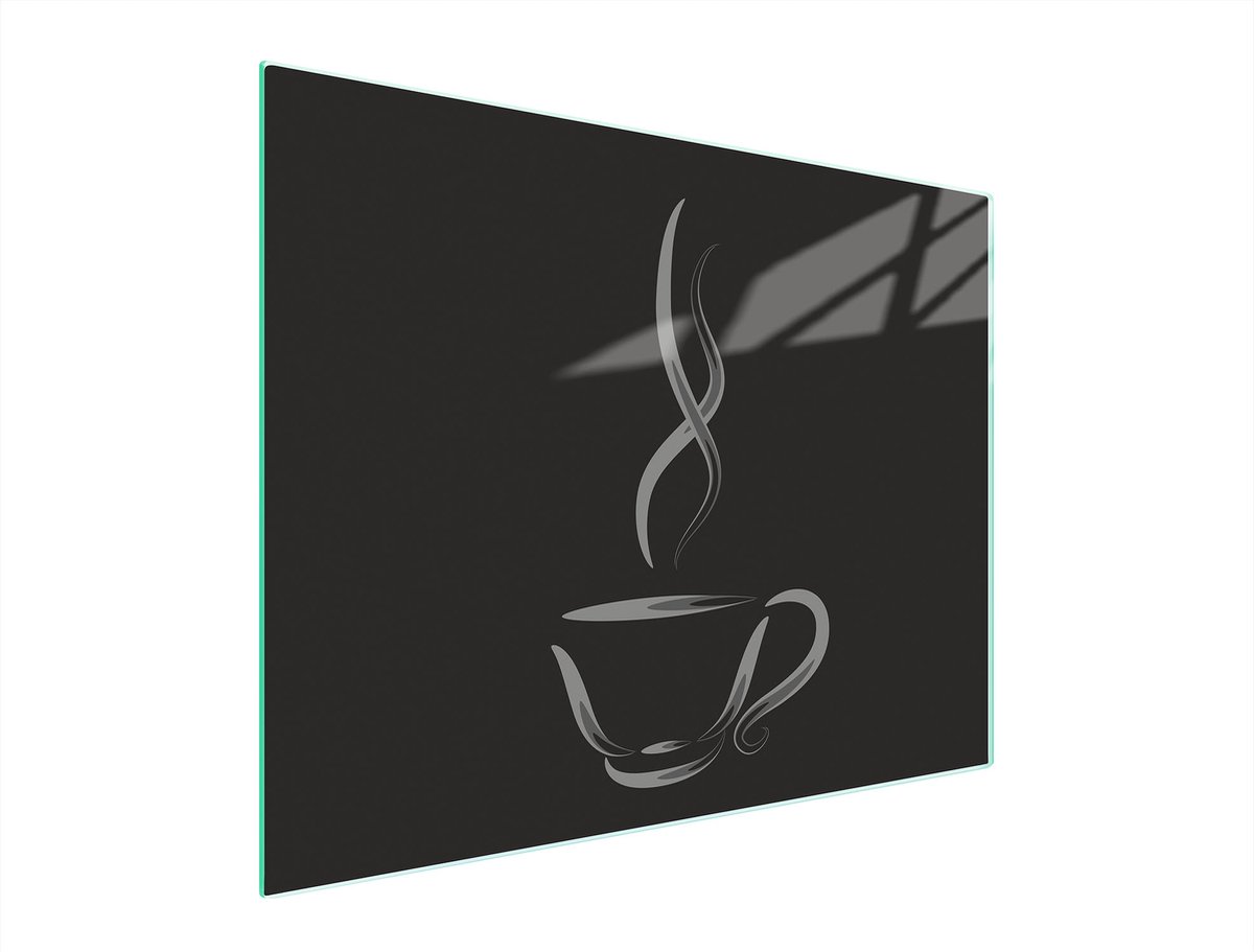 TMK ArtDeko - Snijplank - 52x40 cm - Glazen Beschermplaat - Antislip
