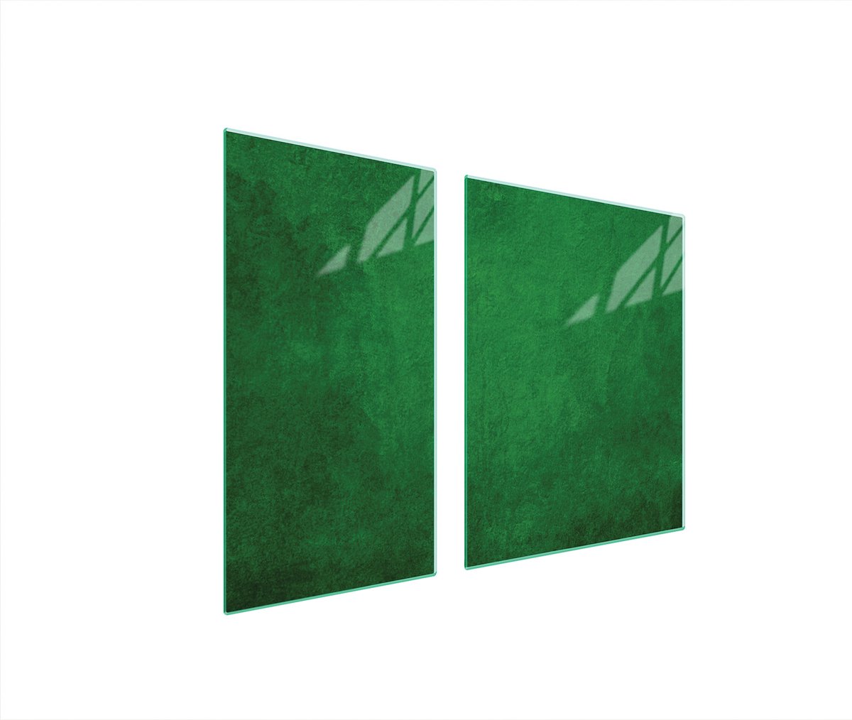 TMK ArtDeko - Snijplank - Glas - Beschermpaneel - Groene Kleur