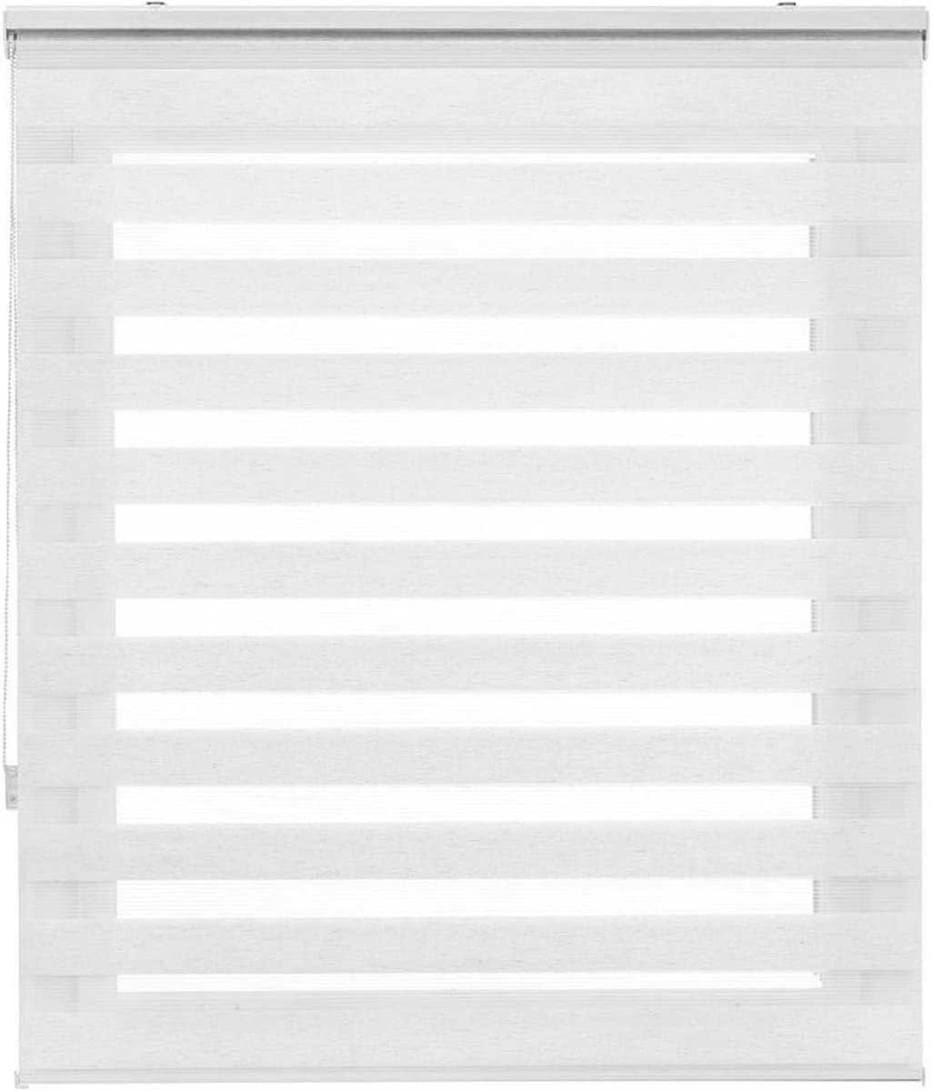 Jaloezieën - Raambekleding - Lichtregeling - Warmte isolerend - 120 x 220 cm - Wit