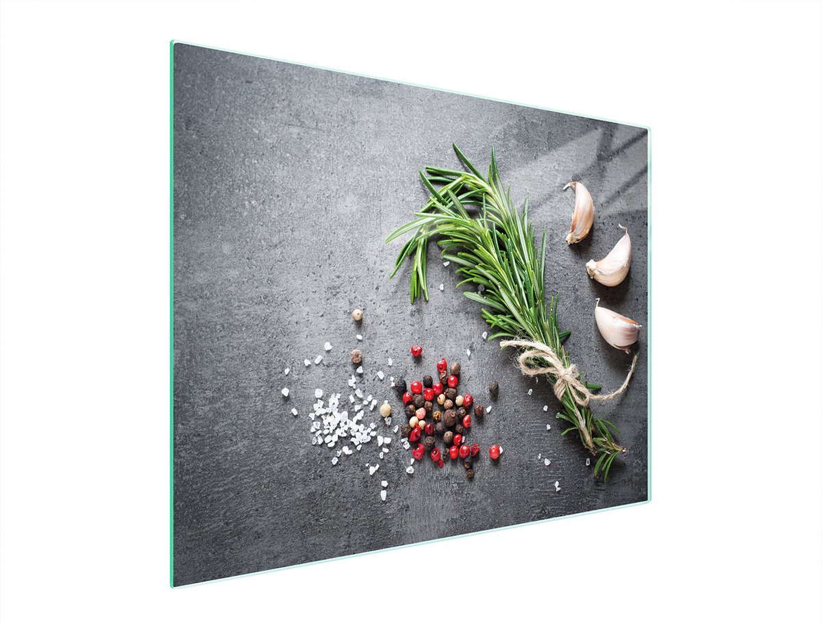 TMK ArtDeko Serie - Glazen Snijplank - 52x40 cm - Gehard Glas - Antislip