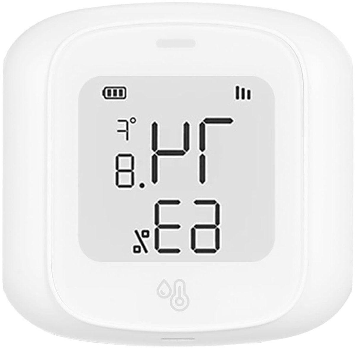 Digitale Temperatuur- en Vochtigheidsmeter met Groot Display voor Binnengebruik, Automatis