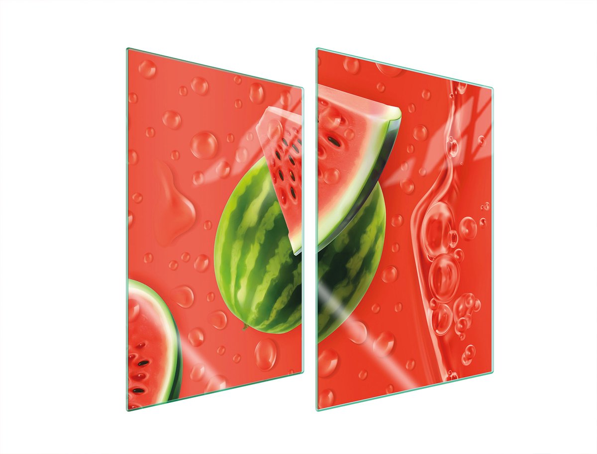 TMK ArtDeko - Snijplank - 2x35x52 cm - Veiligheidsglas - Meerkleurig