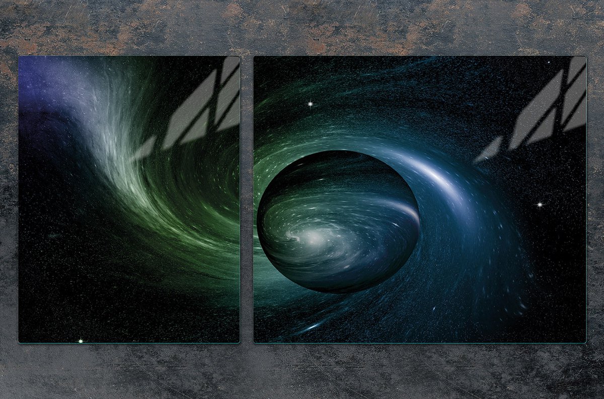 TMK ArtDeko - Kosmos Serie - Snijplank en Beschermplaat - 100x52 cm - Glas