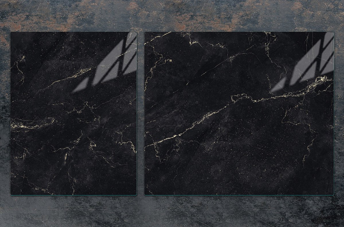 TMK ArtDeko - Snijplank - 100x52 cm - Marmerlook - Glas - Veilig