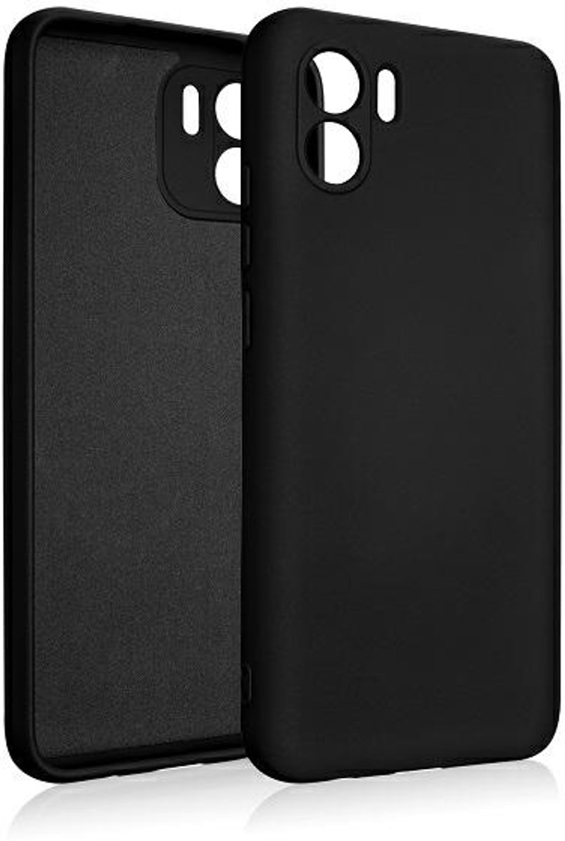 Beline siliconen hoesje voor Xiaomi Redmi A2 zwart/zwart
