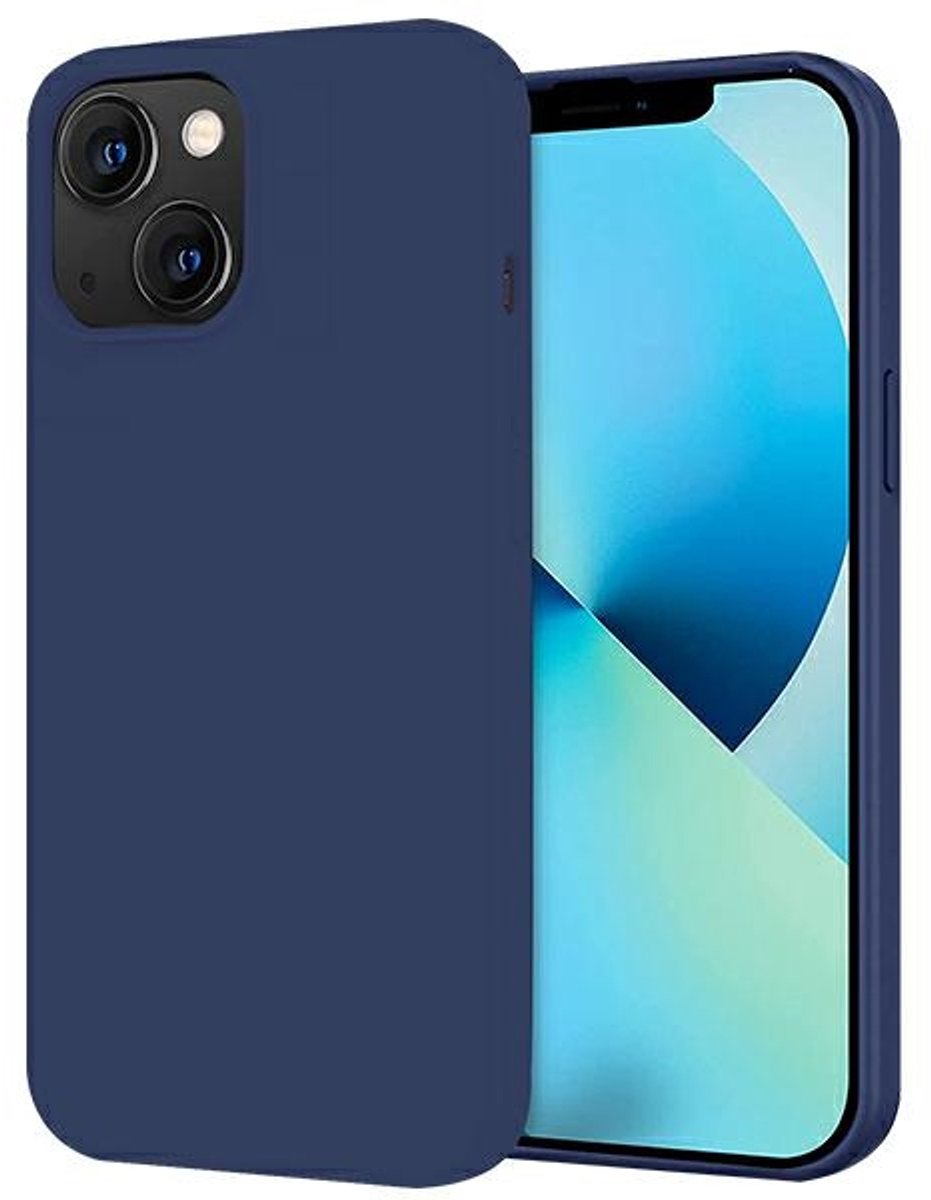 Beline Candy Serie - iPhone 15 Plus Hoesje - Granat Blauw - Slank Profiel - Antislip