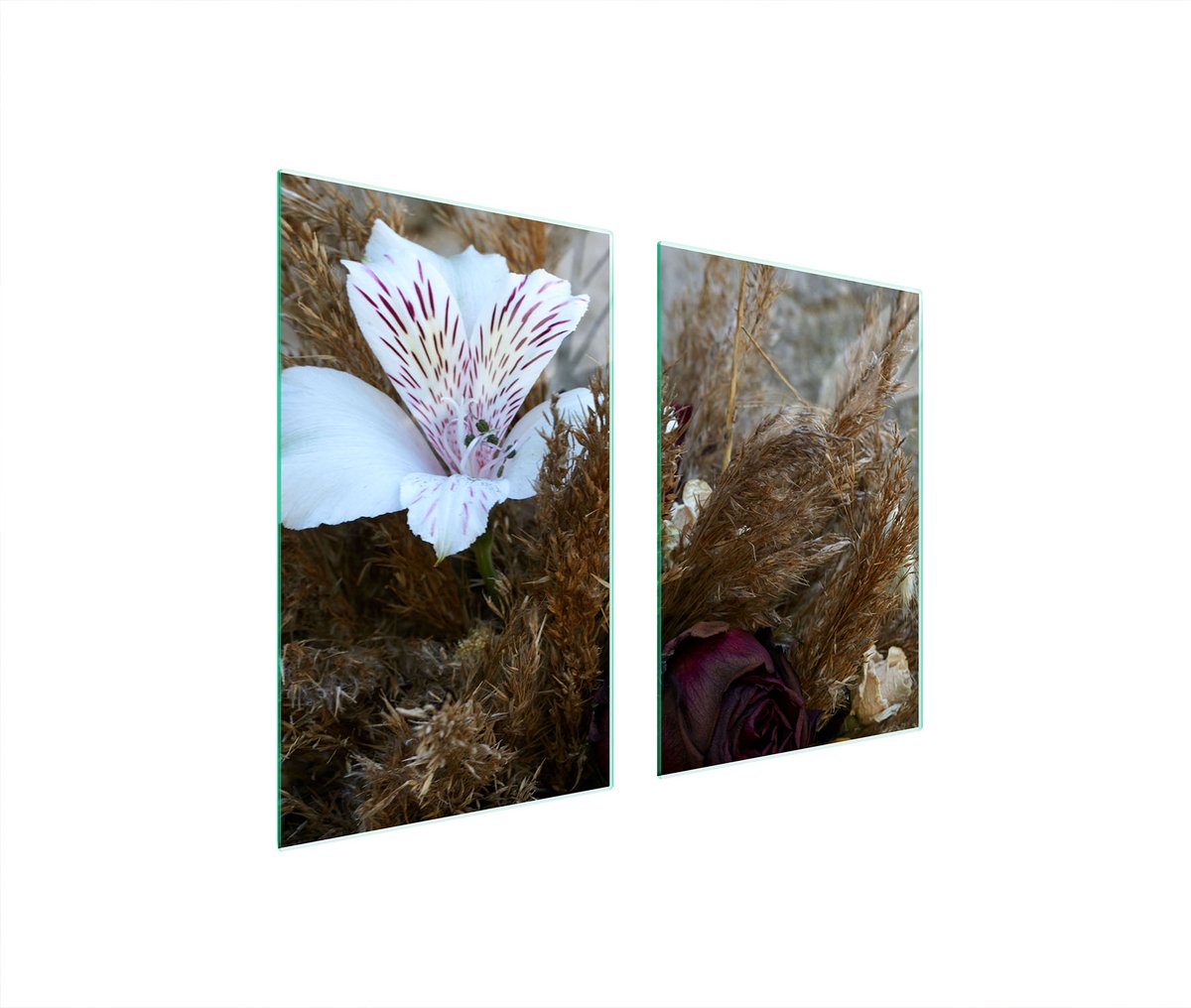 TMK ArtDeko Orchidea - Snijplank - Glas - Veelkleurig - 65x52cm