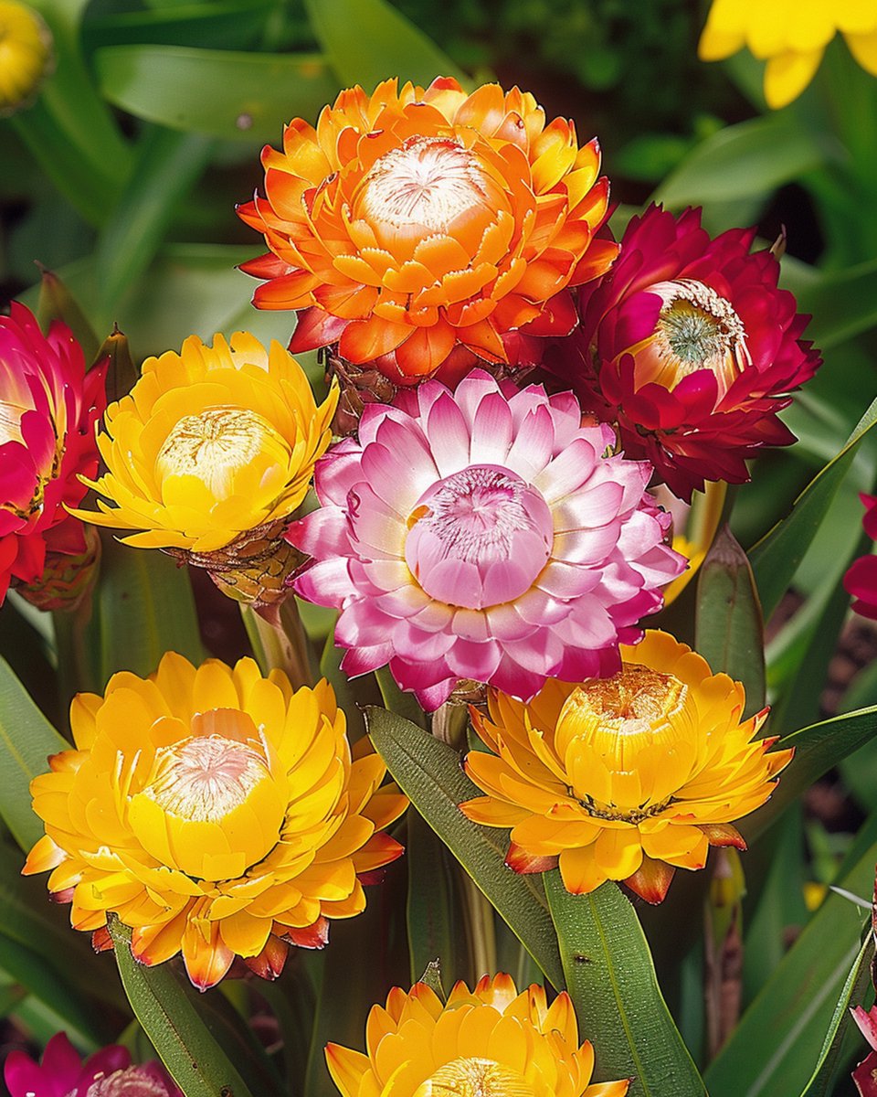 5 sets - Hoge Strobloem Zaden Monstrosum Helichrysum Bracteatum Eenjarig
