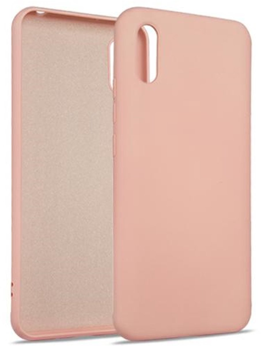 Beline Siliconen Hoesje Xiaomi Redmi 10A roze-goud/roségoud