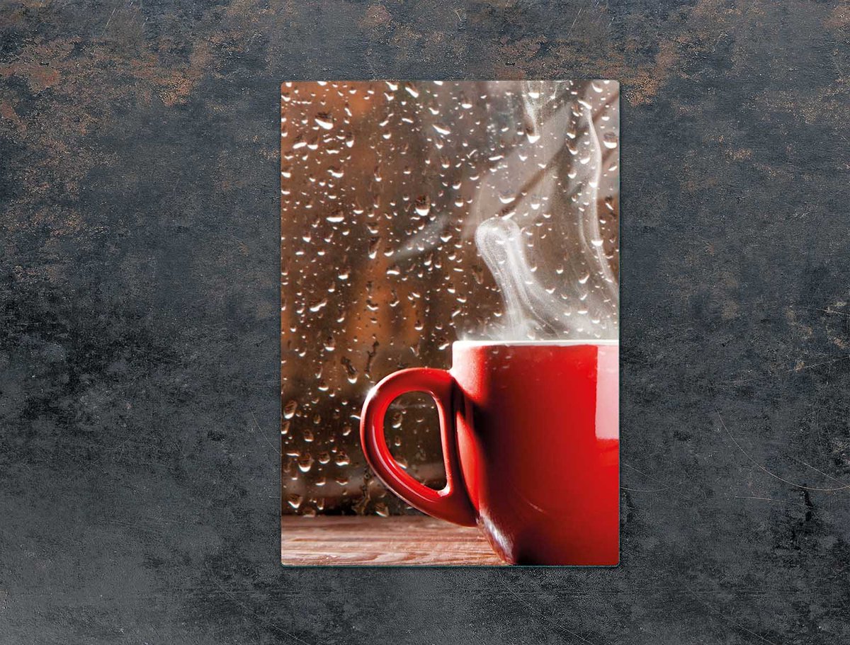 TMK ArtDeko Serie - Snijplank - 35x52 cm - Glas - Koffie