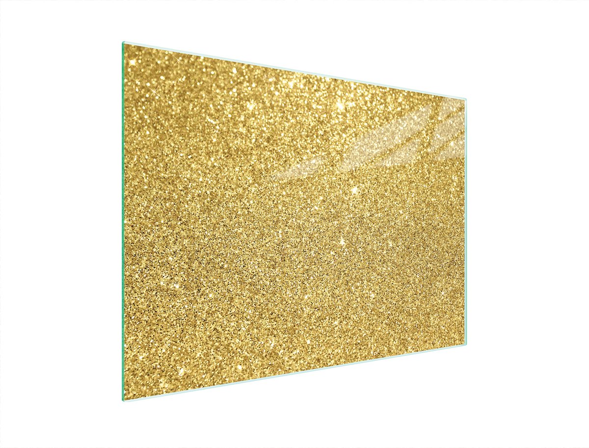 TMK ArtDeko Serie - Snijplank - Glas - 40x30 cm - Gouden Kleur
