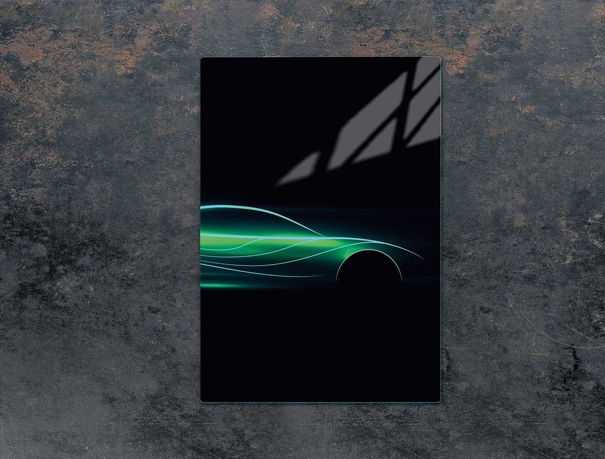TMK ArtDeko - Snijplank - Glas - 35x52 cm - Auto Thema