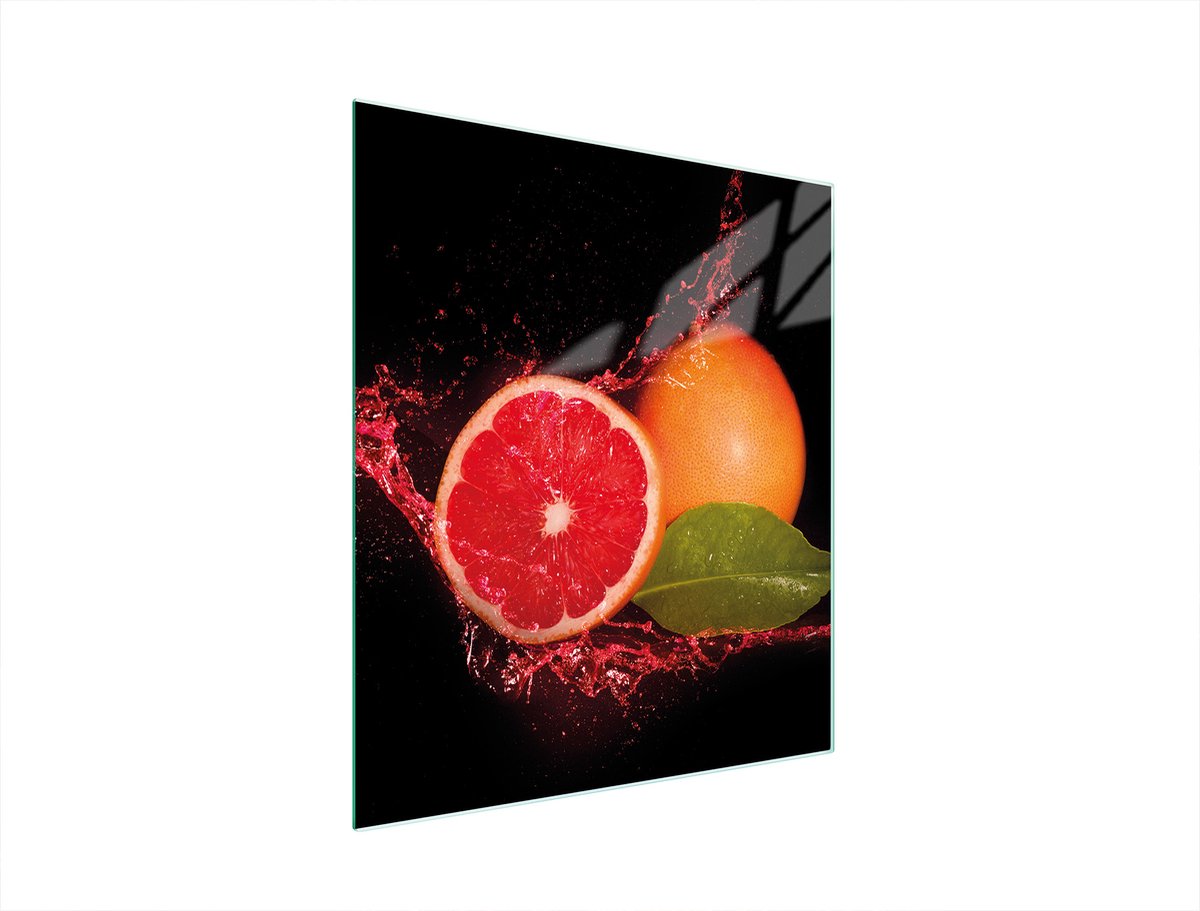 TMK ArtDeko Serie - Snijplank - Glas - Grejpfrut - 45x52 cm
