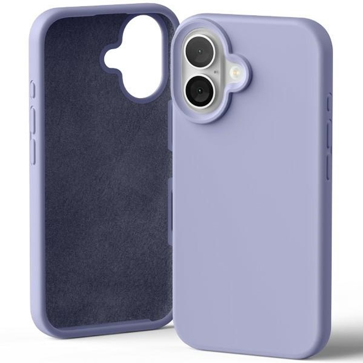 Mercury Hoesje Voor Iphone 16 6.1 Siliconen Hoge Bescherming Tegen Krassen