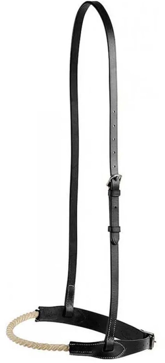 Eric Thomas French Rope Neusriem Zwart Cob