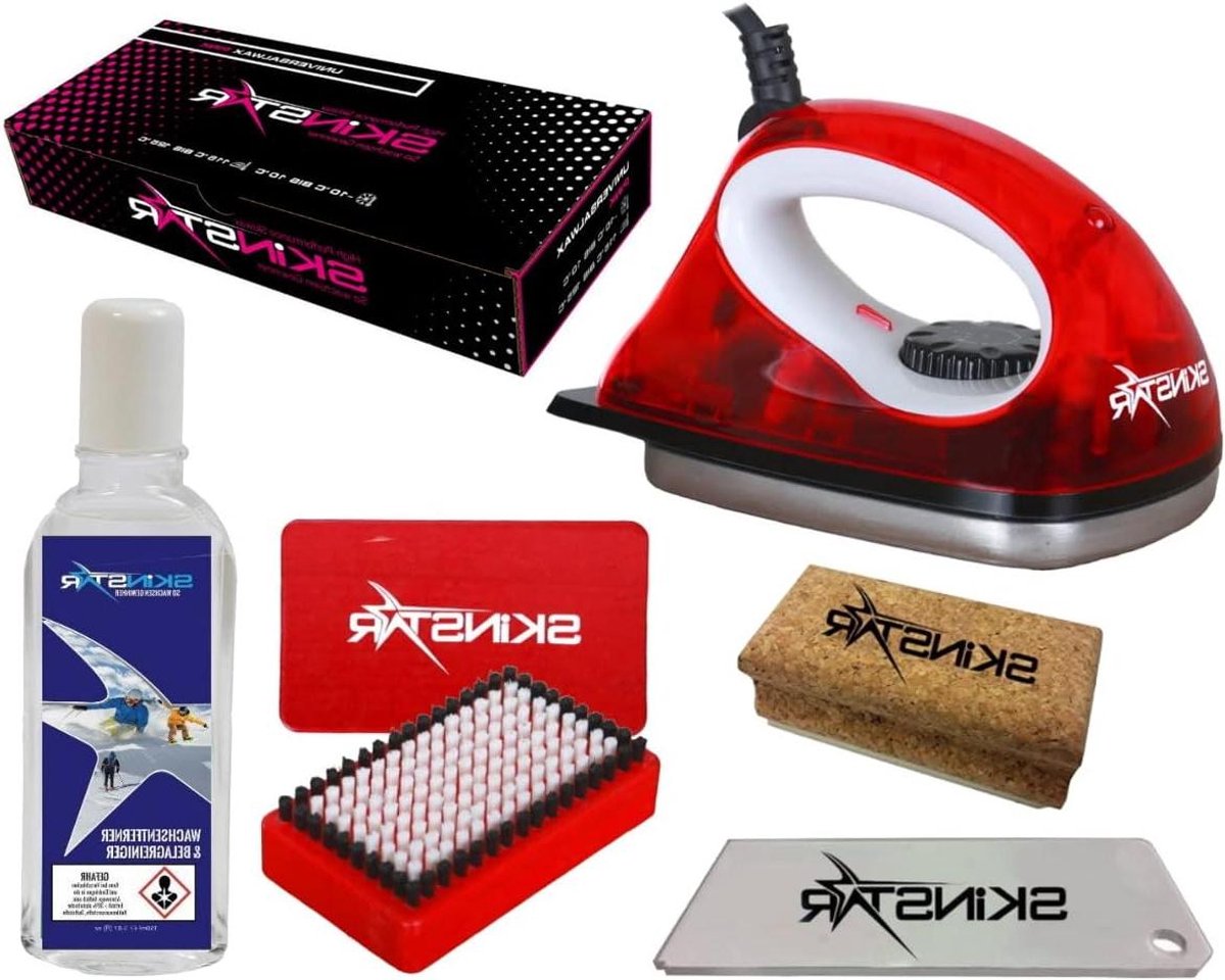 Skiwax Set - Onderhoudspakket Ski's - Skiwax Aanbrengen - Compleet Starterspakket - 6-delig - Niet gespecificeerd