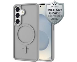 Coque Just in Case adaptée pour Samsung Galaxy S24 Plus Coque adaptée pour MagSafe - Military Grade Backcover - Gris