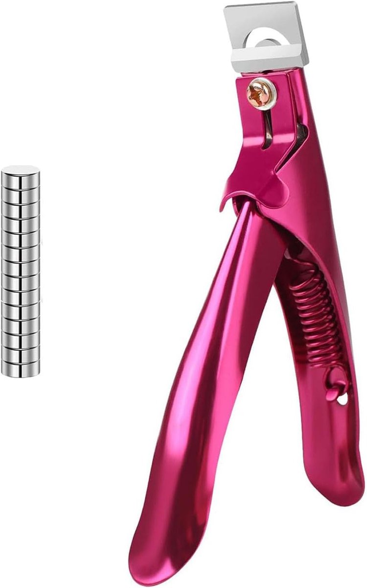 Professionele Valse Nagelknipper met Magneten, Hoge Precisie Acryl Cutter voor Tips en Salon Gebruik, Perfect voor Thuis Manicure