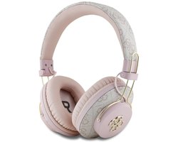 Guess Bluetooth ENC Series - Draadloze Koptelefoon - Ruisonderdrukking - Roze - 4G Logo