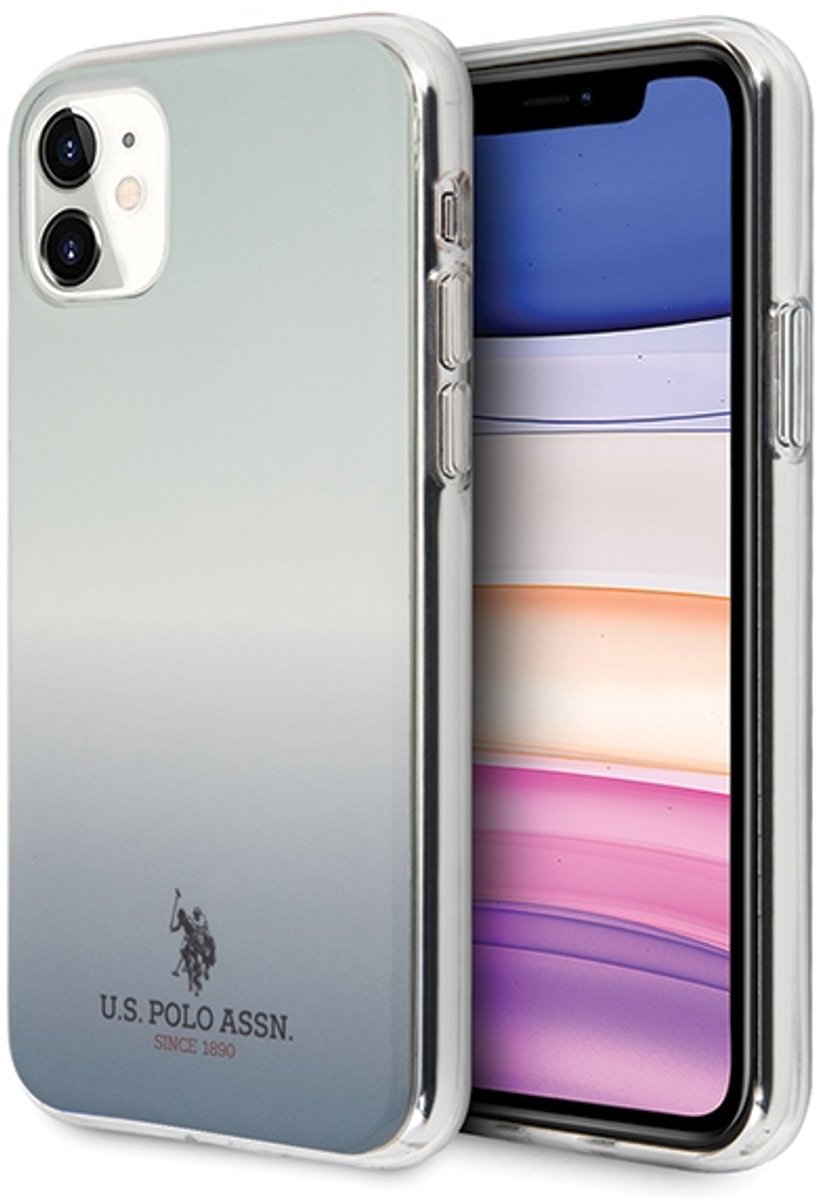Bescherming US Polo USHCN61TRDGLB iPhone 11 blue Gradient Pattern Collection
