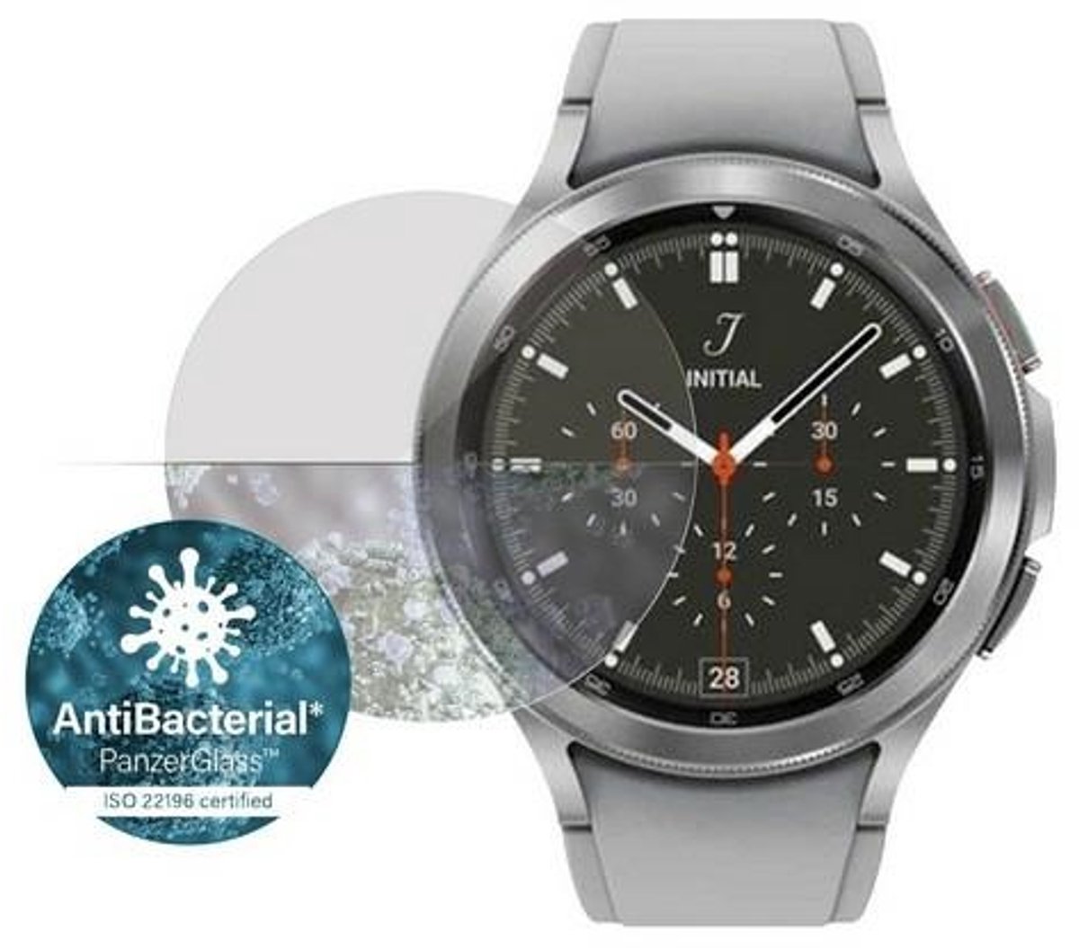 panzerglass geschikt voor samsung galaxy watch4 classic (42 mm) - ab