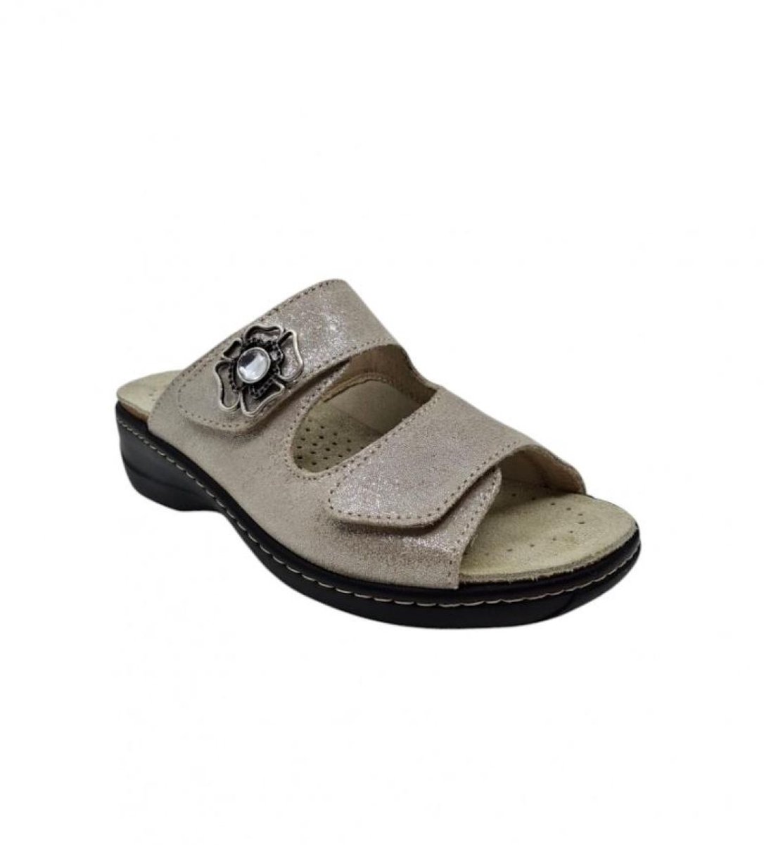 Hickersberger 2171 1063 Beige Glitter | Hallux slipper