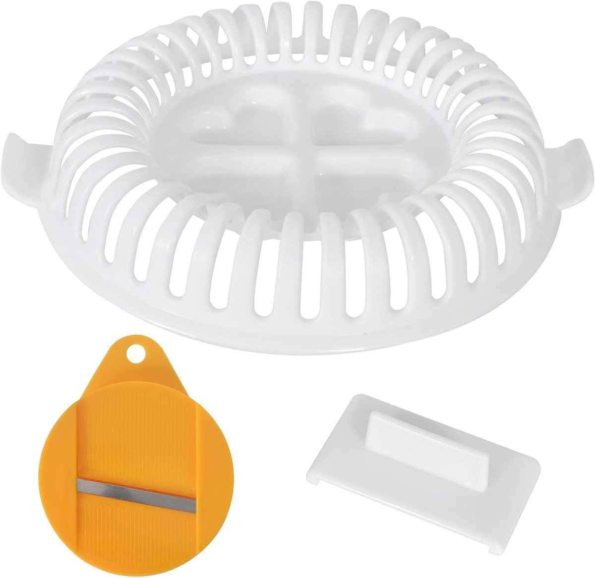 Aardappel Snijder - Frietmachine - Zelf Snacks Maken - Handmatig - 20 cm - Zilver