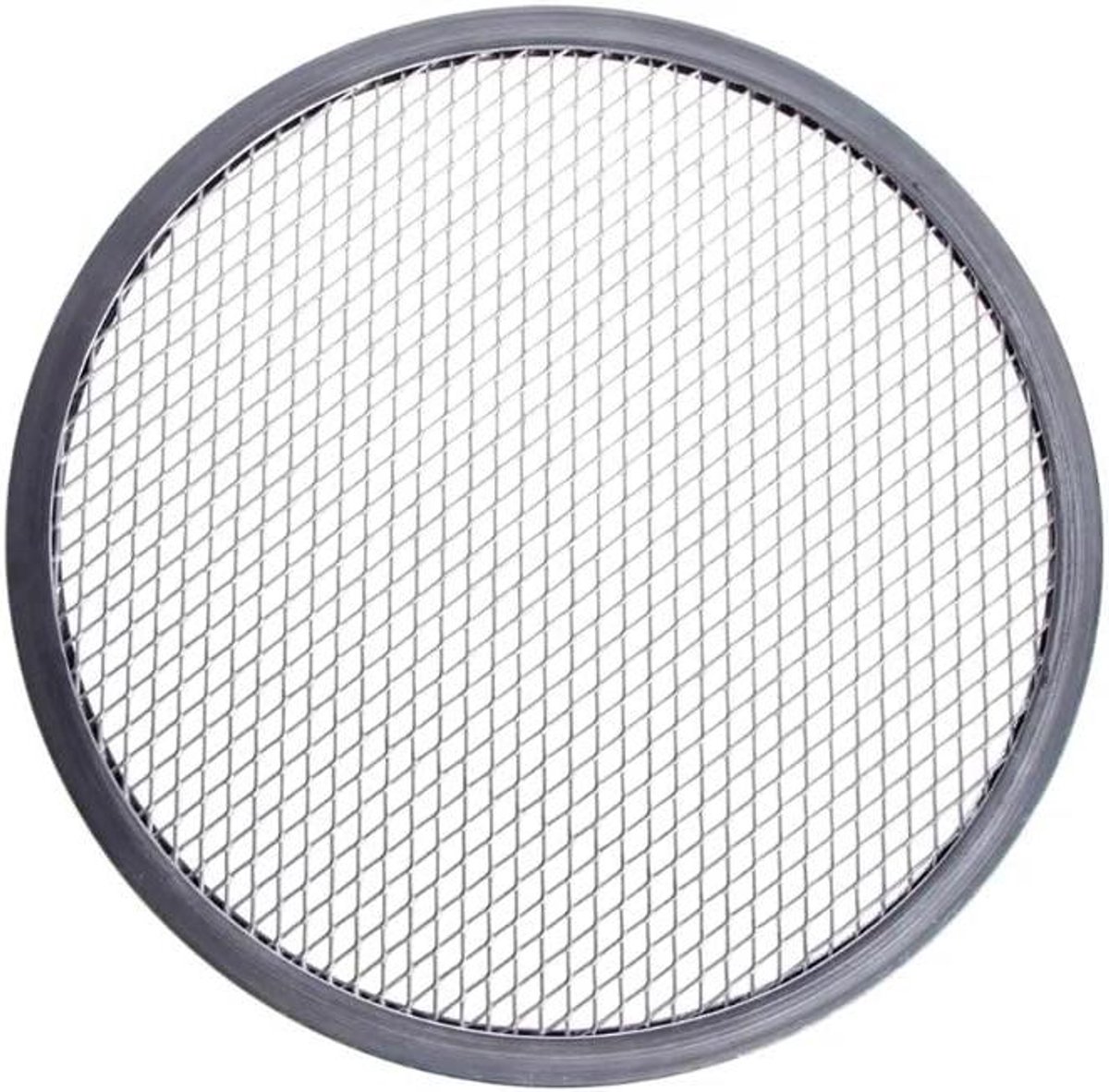 Pizzabakplaat - Ronde bakplaat - Pizza bakken - Geperforeerd oppervlak - 225 cm - Zilverkleurig