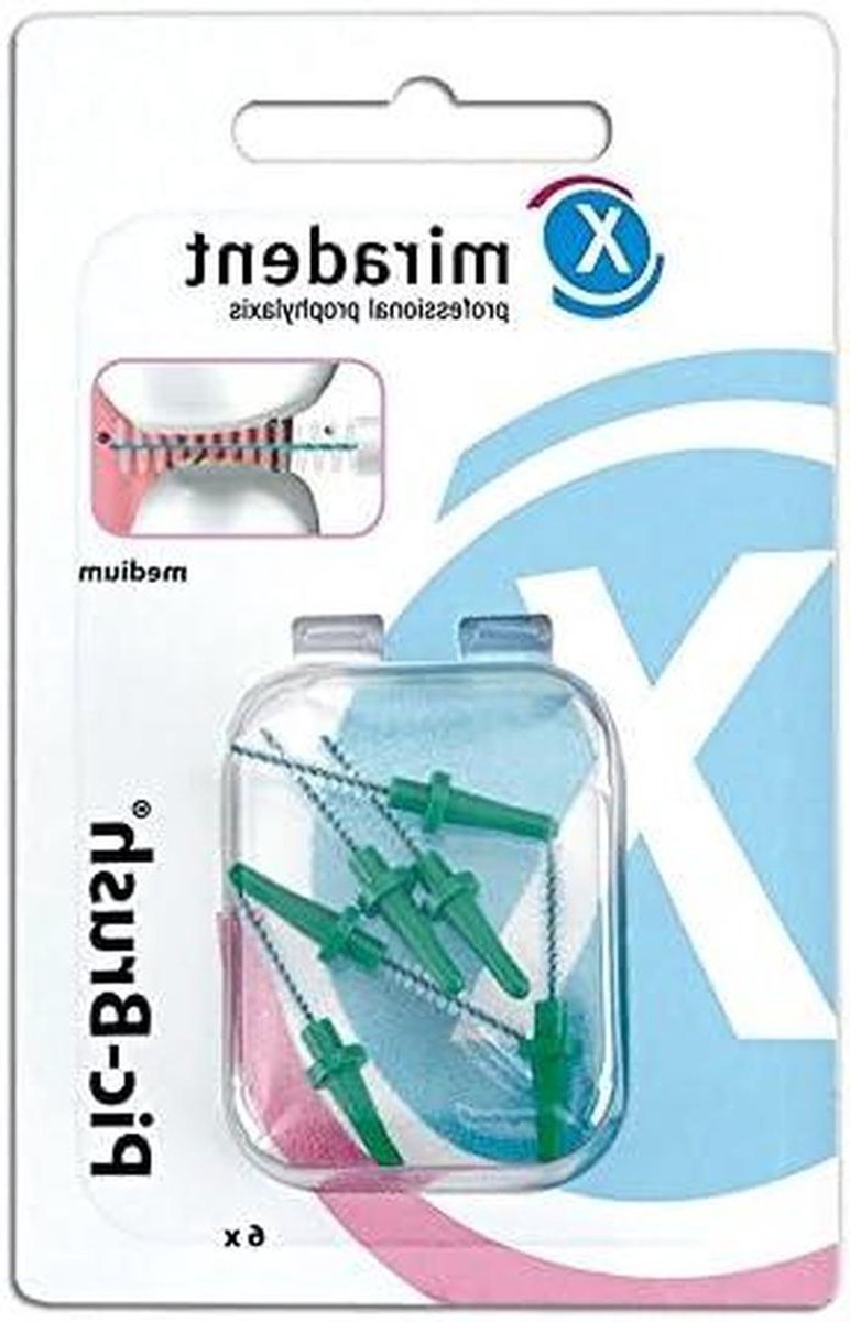 Interdentale borstels - Tandenstokers - Mondhygiëne - Gecoate draad - 6 stuks - Mix
