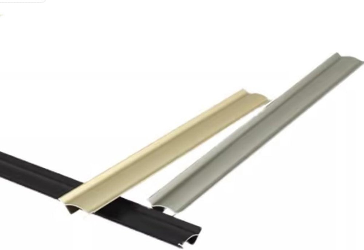 Traprand Bescherming - Metaal Profiel - Vloeren Afwerken - Universeel Geschikt - 91 cm Lengte - Zwart
