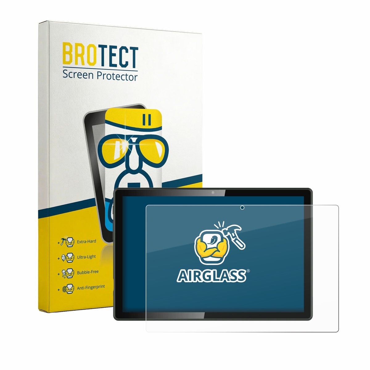 Screenprotector voor Denver TIO-10525 Beschermglas transparant