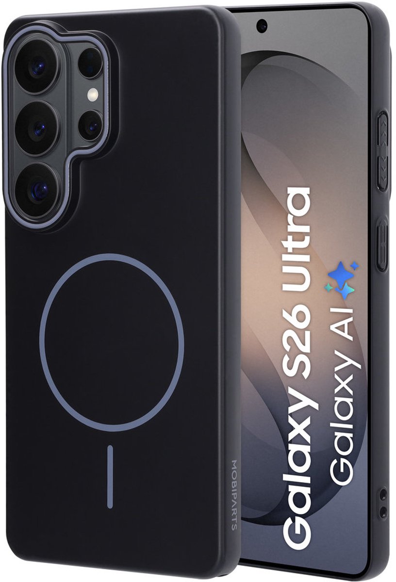 Mobiparts Slim Line Case geschikt voor Samsung Galaxy S26 Ultra - MagSafe Onyx - Zwart