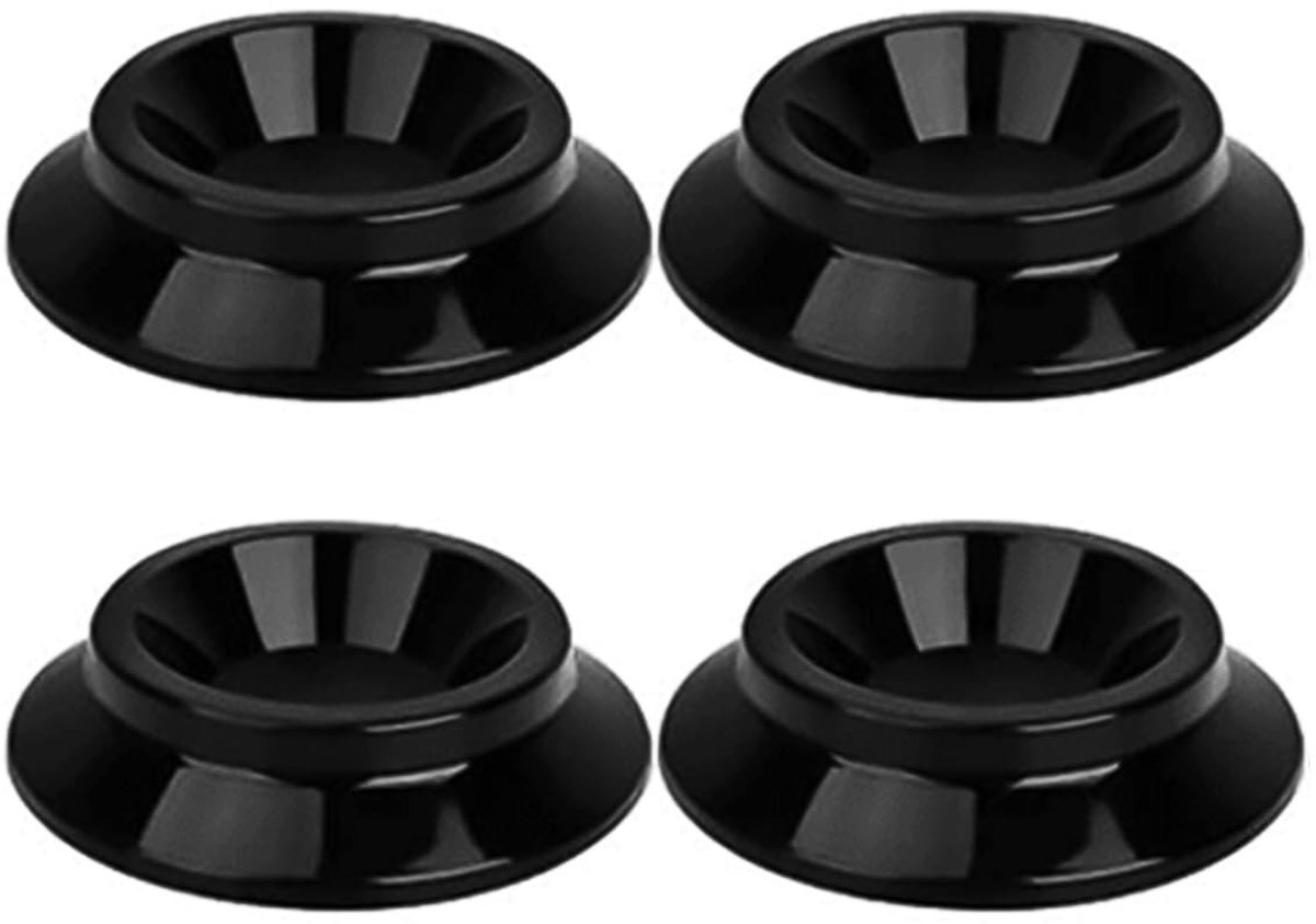 Allecto - Piano Caster Cups - Antislip Bescherming - 4 Stuks - Voor Piano en Meubels - Verhoogt Stabiliteit - Voorkomt Krassen - Geschikt voor Hout...