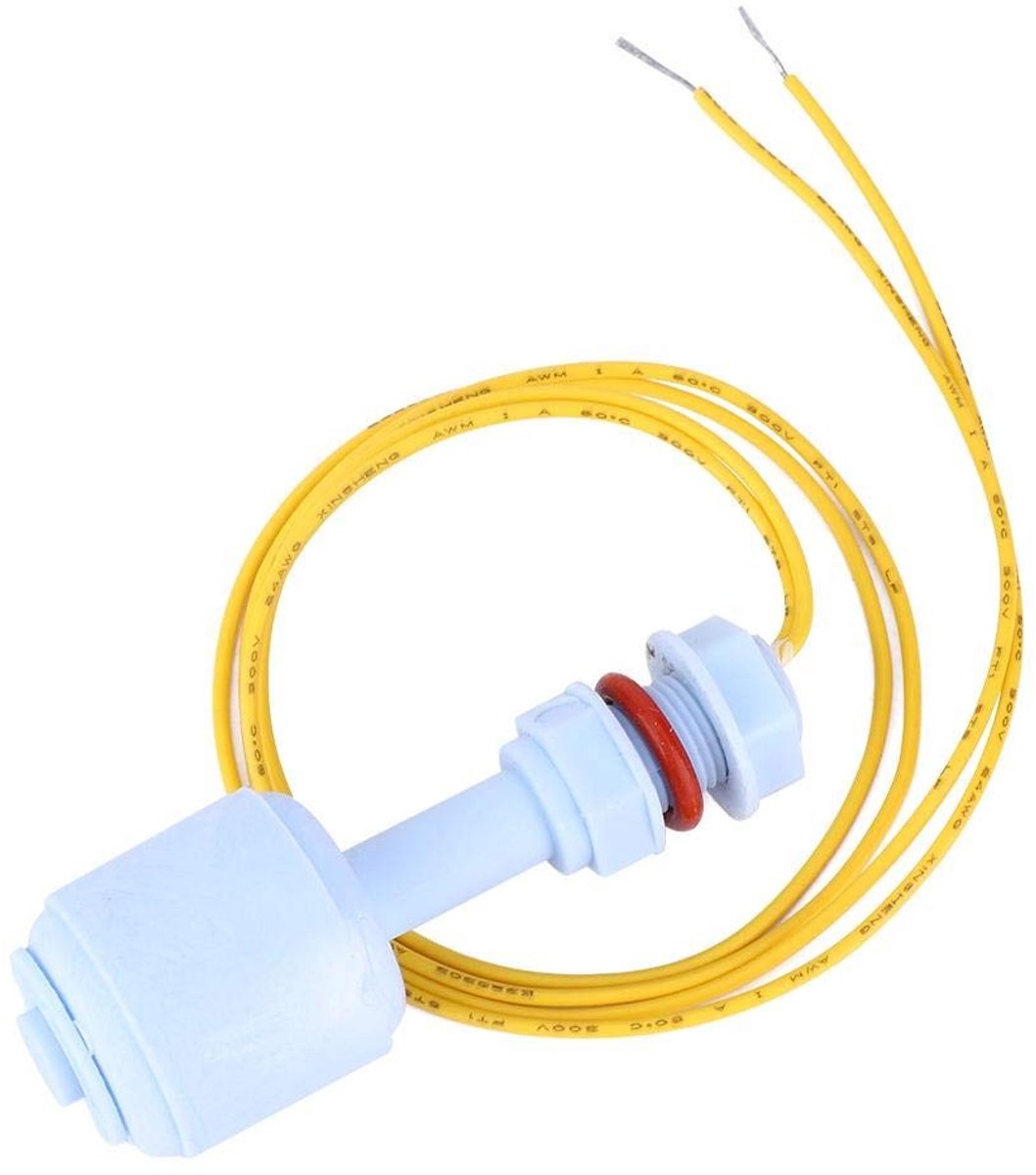 Allecto - Vlotter Schakelaar - Waterniveau Sensor - Geschikt voor Tank en Zwembad - PP Plastic - Betrouwbare Sensor - 5 Stuks - Ideaal voor Waterbe...