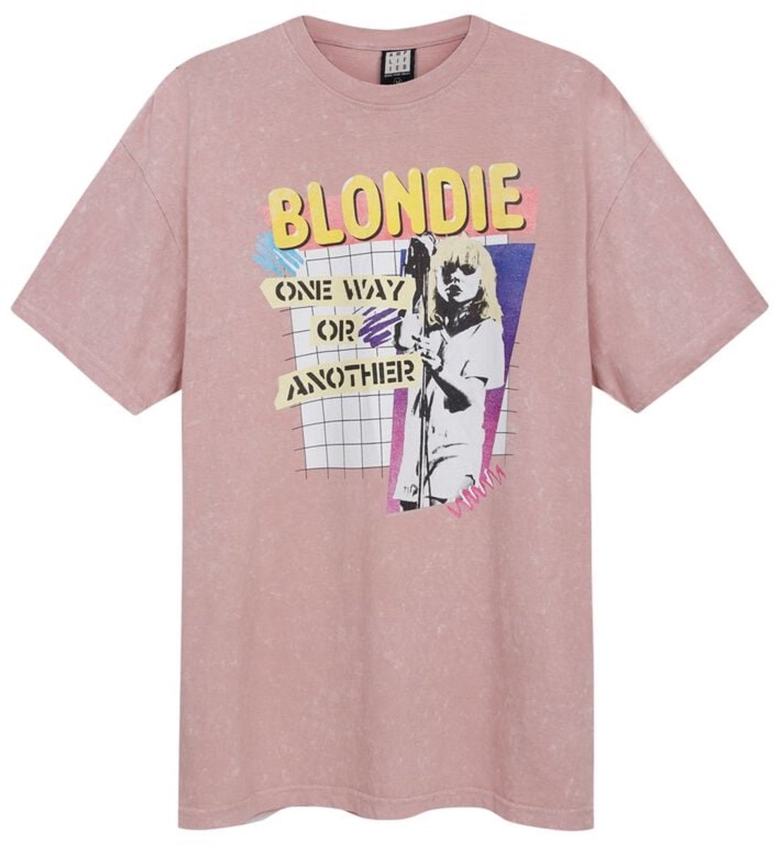 Blondie Amplified Collection - One Way Heren T-shirt - roze - L