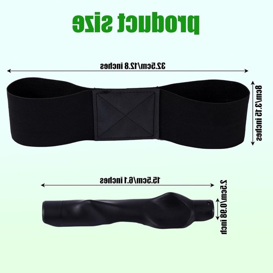Golf Grip Trainer en Swing Correctie Armband - Verbeter Handpositie en Swingmechanisme met Effectieve Trainingshulpmiddelen voor Golfvaardigheden van Merkloos — afbeelding 5