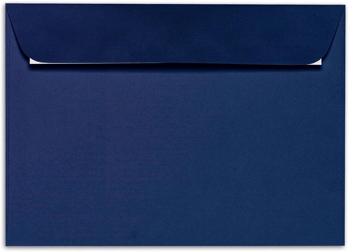 Enveloppen C5 Blauw - Papieren Brievenbussen - Correspondentie Versturen - Zelfklevend met Aftrekstrip - 229 x 162 mm - Klassiek Blauw