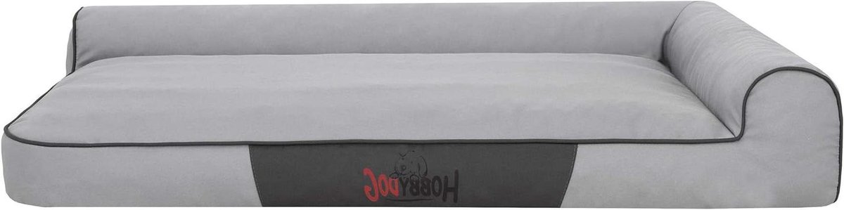 Hondenmand - Honden kussen hondensofa - Comfortabel rusten - Afneembare wasbare hoes - 100 x 66 x 18 cm - Grijs