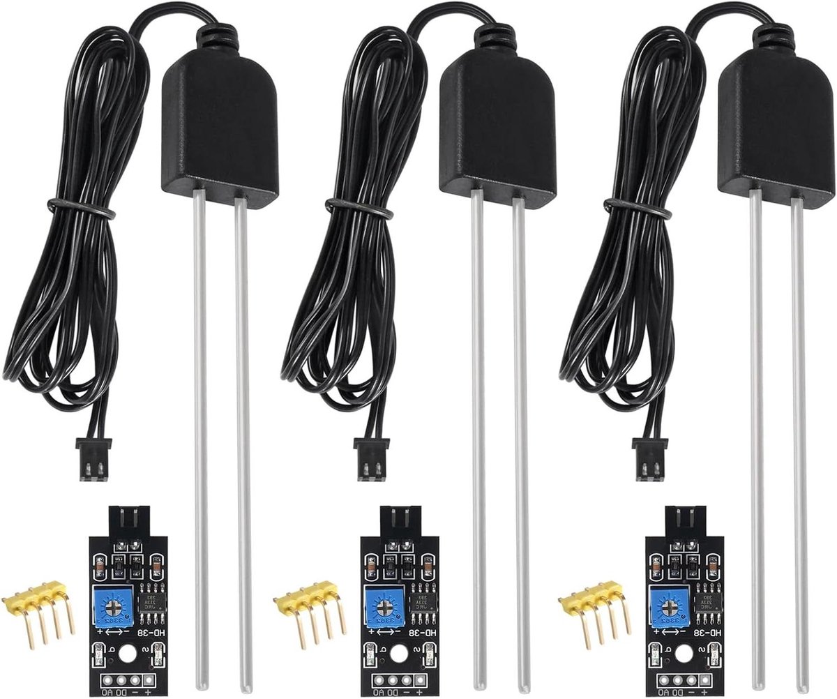 Bodemvochtigheid Sensor - Vochtigheid Detector - Planten Water Geven - Corrosiebestendige Probe - 3 Sets - Niet gespecificeerd