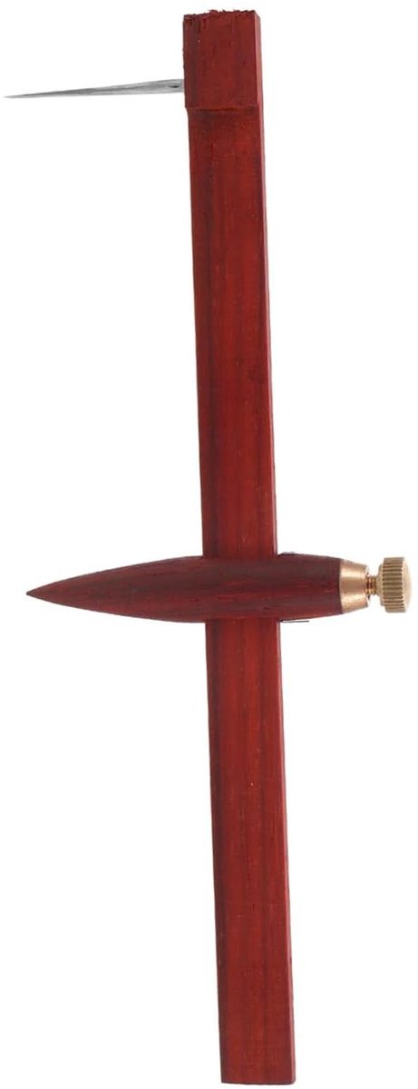 Pottenbakkersgereedschap Cirkelsnijder - Kompas Aardewerk - Keramiek Tekenen - Robuust Houtmateriaal - 23 x 8.5 cm - Niet gespecificeerd