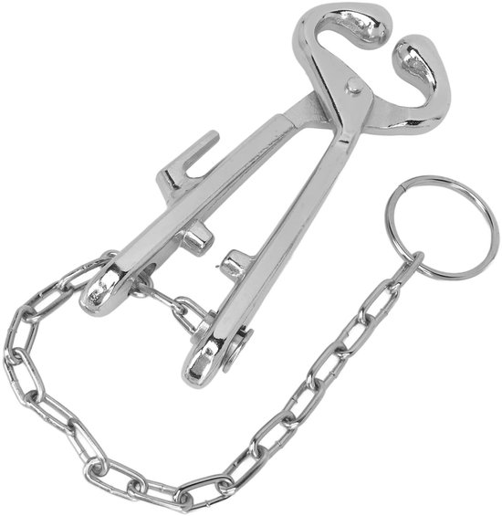 Allecto - Cattle Nose Ring Pliers - Roestvrij Staal - Haak en Ketting - Veeteelt Gereedschap - Dierverzorging - Professionele Kwaliteit - Geschikt .. van Merkloos — afbeelding 3