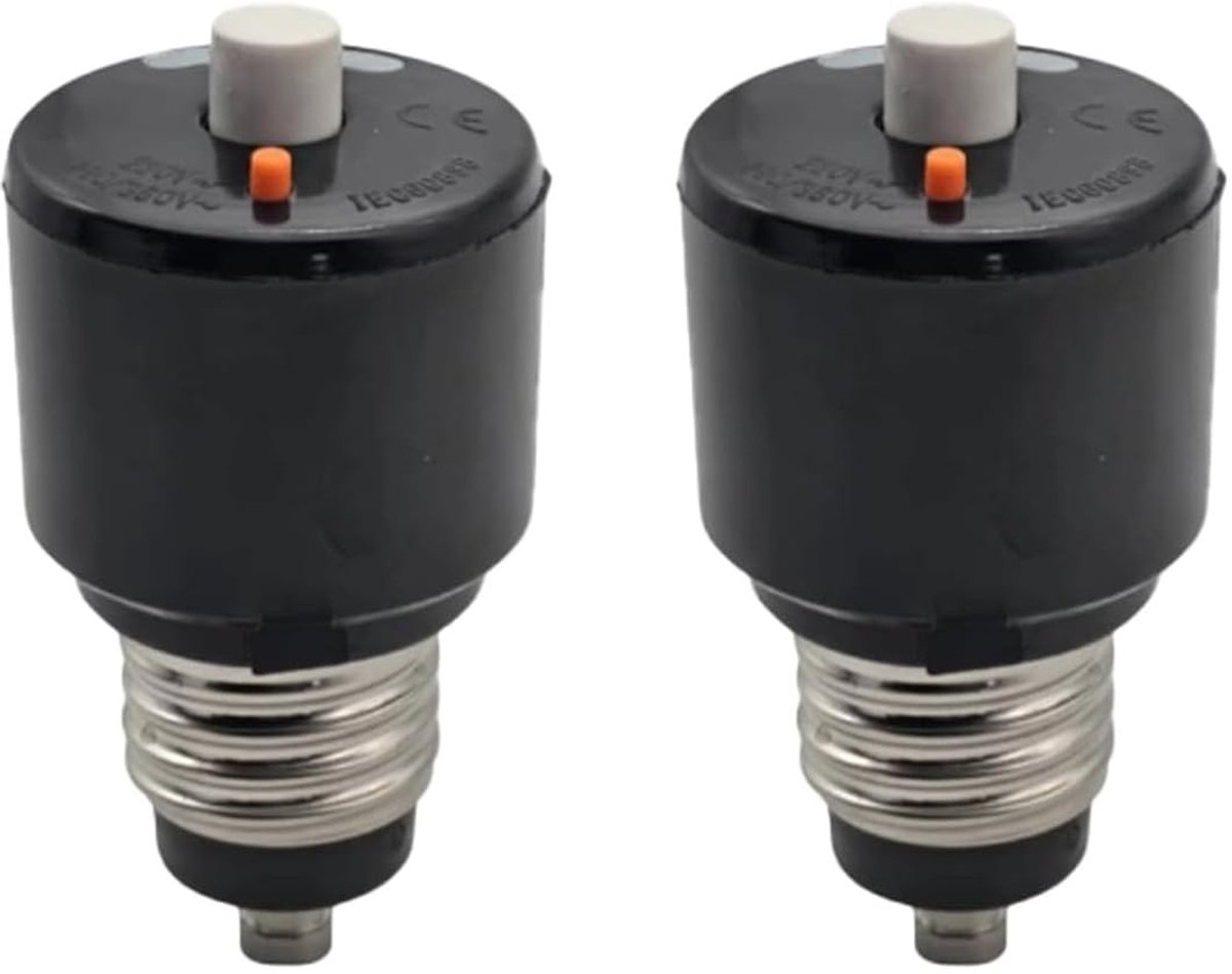 Allecto - Automatische Schroefzekering - 2 Stuks - 16A E27 - Voor Oude Elektrische Installaties - Betrouwbaar en Veilig - Vervangingsonderdeel - El...