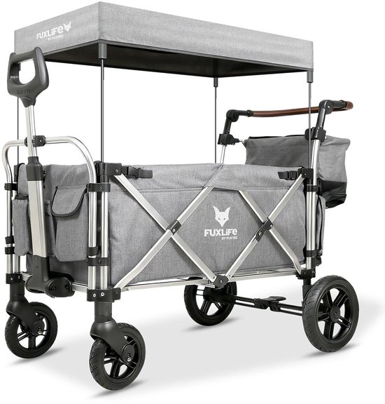FUXTEC Bolderkar FX-CTL950 - opvouwbaar - premium grijs van FUXTEC — afbeelding 3