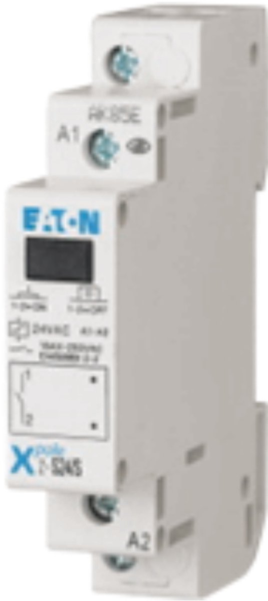 Eaton Stroomstootrelais, 24 AC/12 DC, 1 S, 16 A, 50 Hz, 1SU, 265535