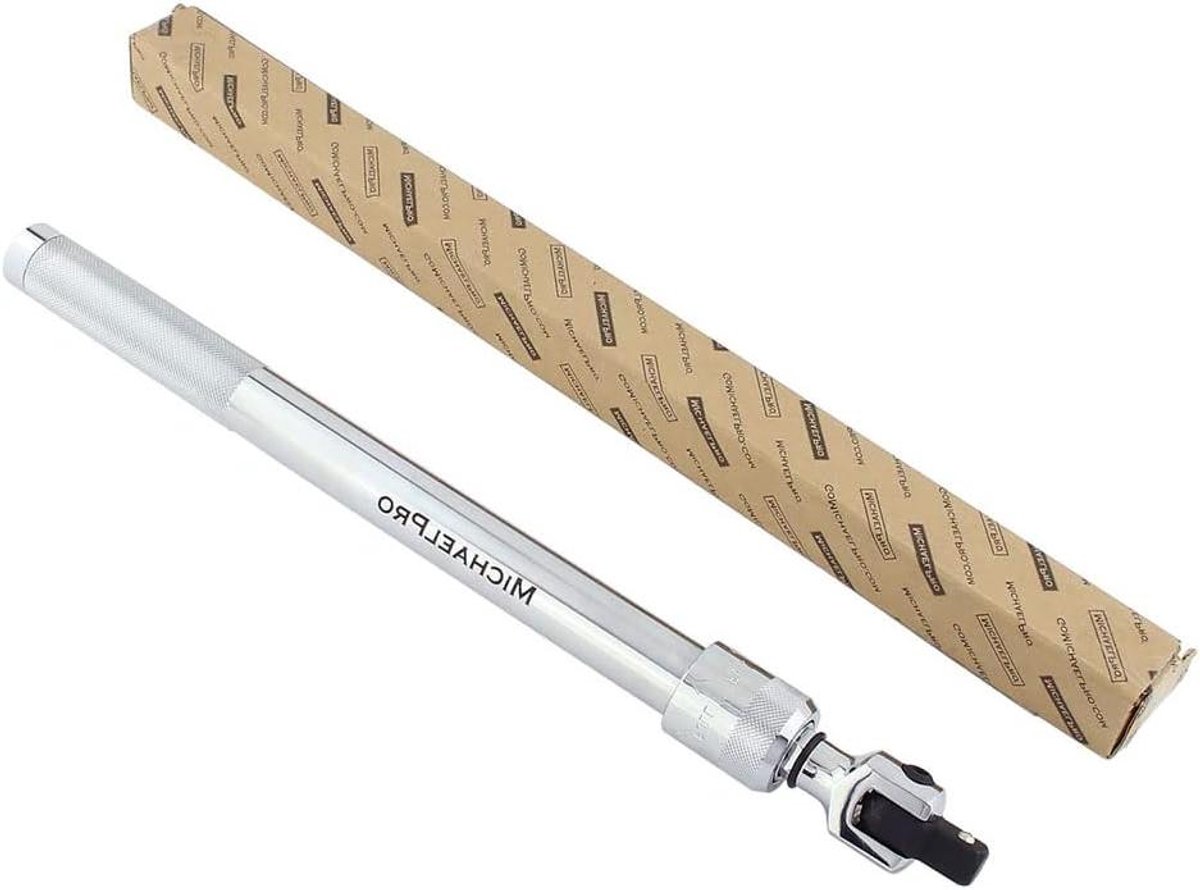 Uitschuifbare Brekerstang - Flexibele Hendel Ratel - Vastzittende Bouten Losmaken - 180 Graden Flexibele Kop - 15-24 Inch - Zilver