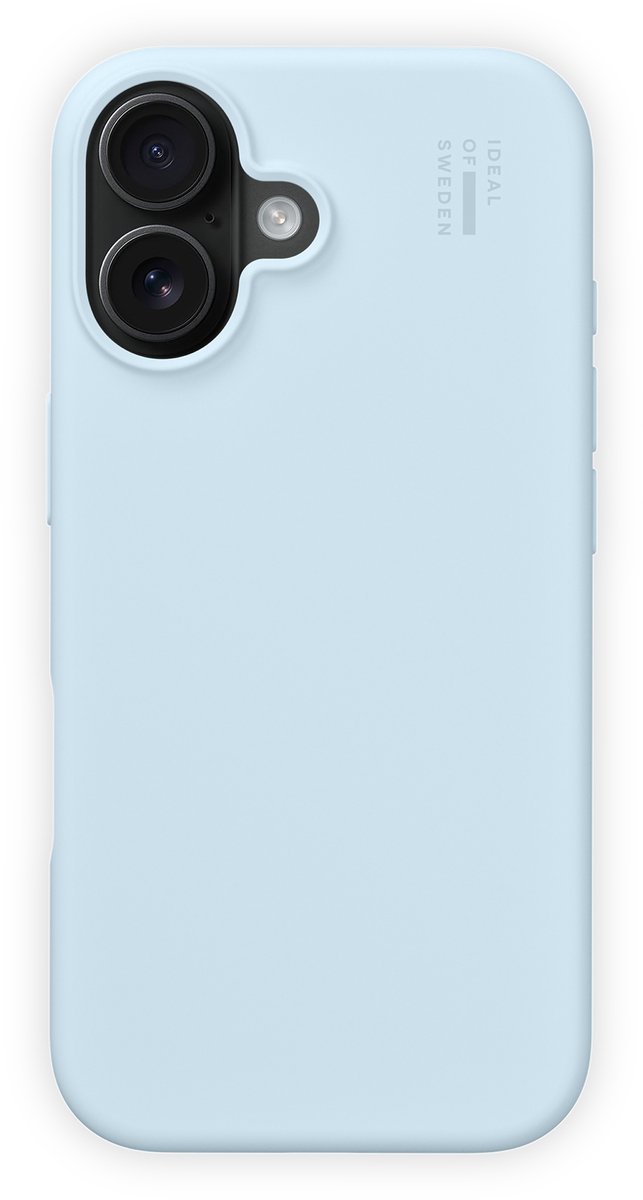 iDeal of Sweden Silicone Case geschikt voor MagSafe geschikt voor iPhone 16 - Light Blue