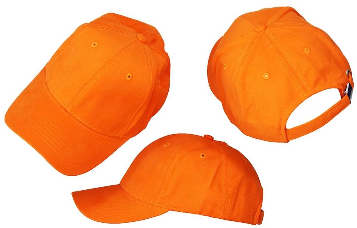 Basic Blanco Pet Oranje 3 Stuks
